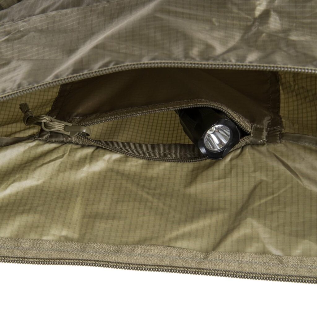 Zippered pocket on the inside