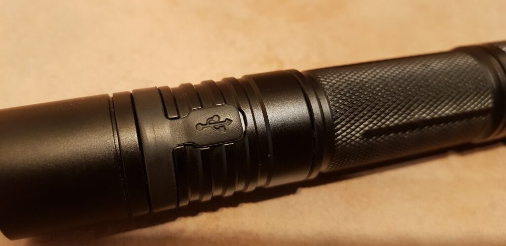 Charging slot on the Fenix UC30