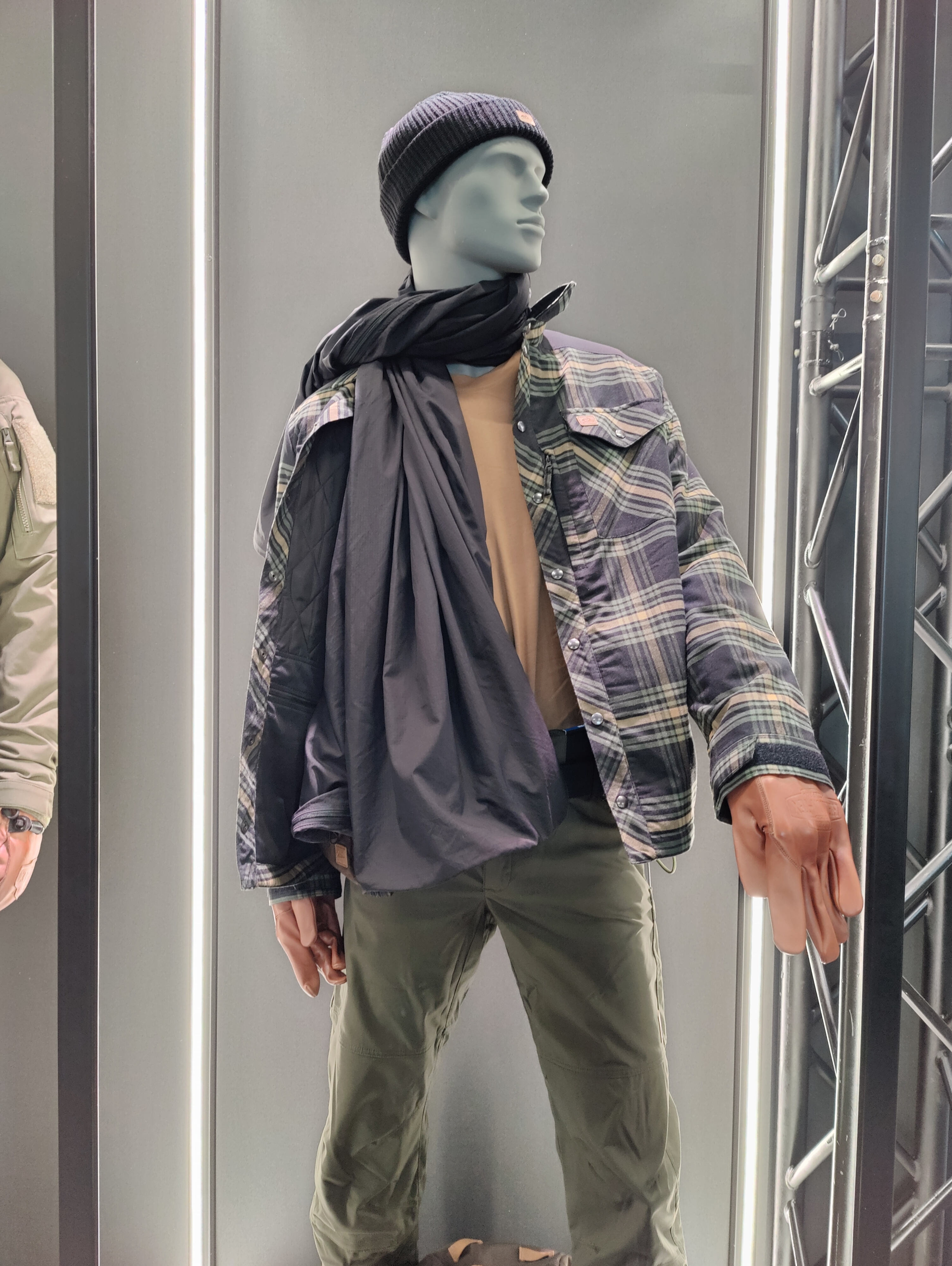 Helikon-Tex flannel jacket and swagman scarf