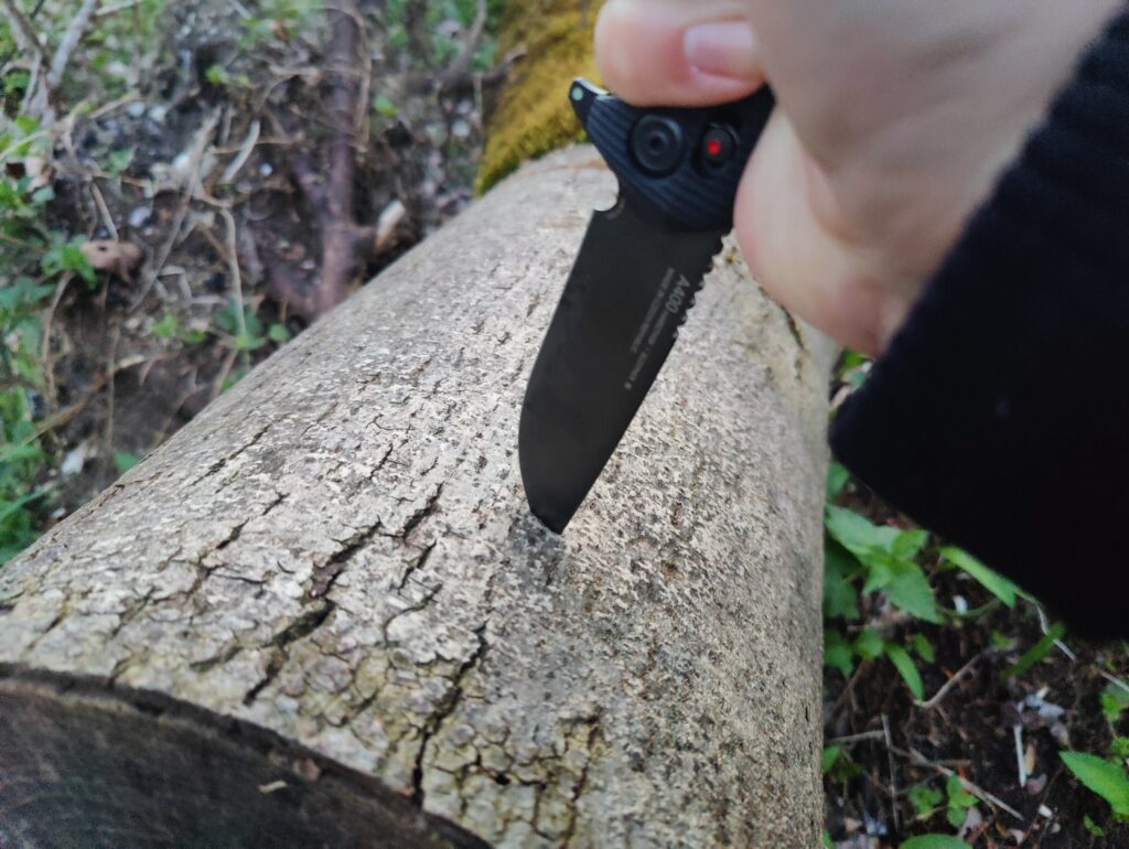 Tip prying with the A400